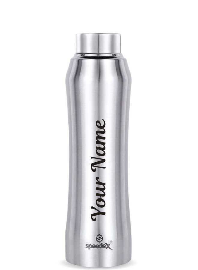 Speedex Stainless Steel Glacia Customised Matt Water Bottle 1 Litre with Steel Cap Leak-Proof, Durable, Lightweight | Ideal for Office, School, Travel | Single Bottle (1000ml) - Image 1